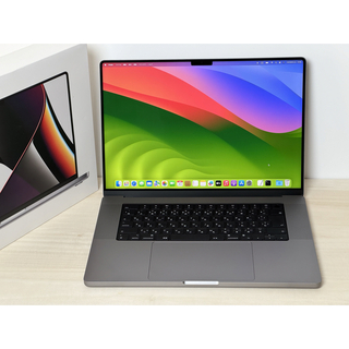 マック(Mac (Apple))の極美品　Macbook Pro M1 16.2インチ 2021 スペースグレイ(ノートPC)