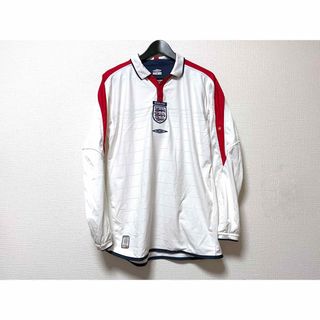 アンブロ(UMBRO)のアンブロ 2004 イングランド代表 長袖ホームユニフォーム M リバーシブル(ウェア)