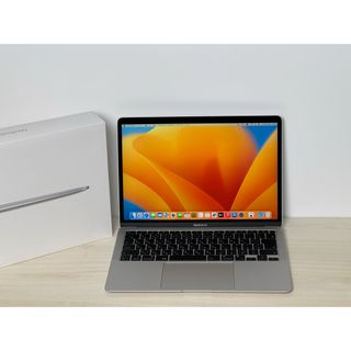マック(Mac (Apple))の美品　Macbook Air M1 2020 8CPU 8GPU シルバー(ノートPC)
