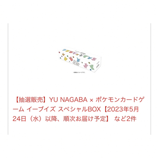 YU NAGABA × ポケモンカードゲーム イーブイズ スペシャルBOXセットの 