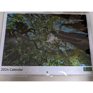 新品未開封　日本ヒューレットパッカード　カレンダー　2024(カレンダー/スケジュール)
