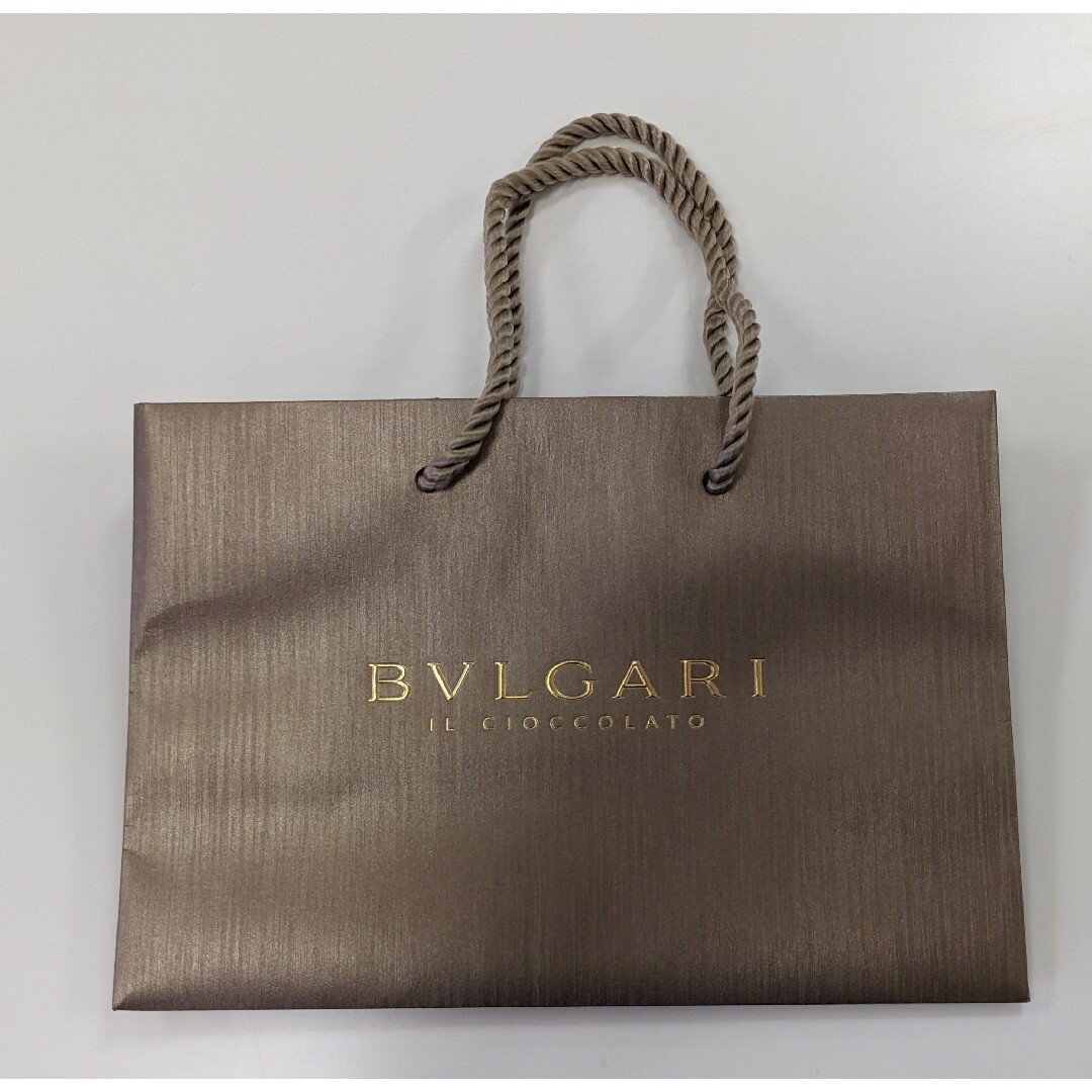 BVLGARI(ブルガリ)のBVLGARI ブルガリ ショッパー 紙袋 中サイズ 1枚 レディースのバッグ(ショップ袋)の商品写真