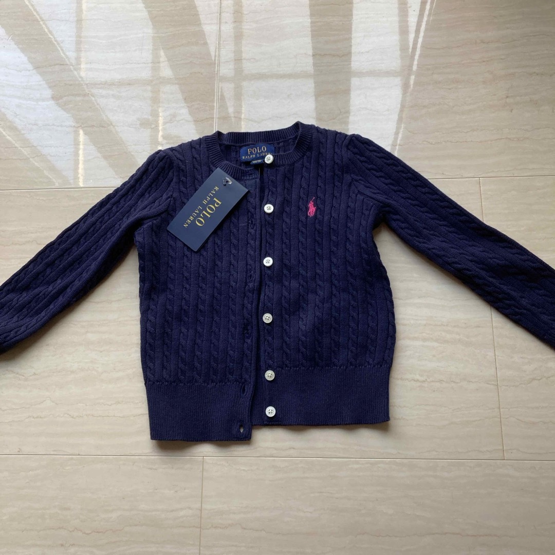 POLO（RALPH LAUREN）(ポロ)の新品　POLOセーター　サイズ100 キッズ/ベビー/マタニティのキッズ服女の子用(90cm~)(ニット)の商品写真