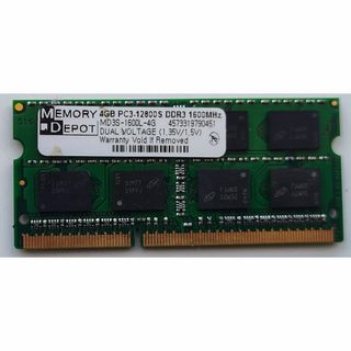 (MEMORY DEPOT) SO-DIMM PC3 12800 メモリ 4GB(PCパーツ)