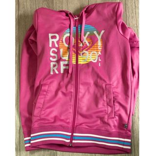 ロキシー(Roxy)のROXY ロキシー フルジップアップ パーカー ジャージ ピンク Lサイズ(パーカー)