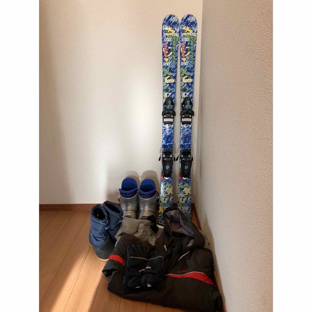 板スキー板・ブーツ・ウェアセットKAZAMAカザマ116cm