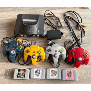 ニンテンドウ64(NINTENDO 64)のNintendo64 セット(家庭用ゲーム機本体)