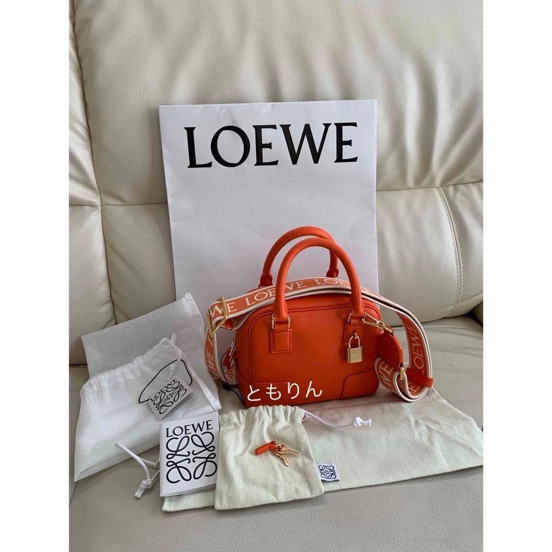 アマソナご専用です    新品ロエベ LOEWE  2way アマソナ16  オレンジ