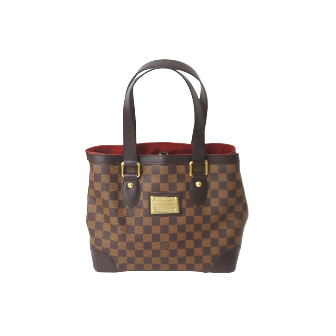 内側極美品 LOUIS VUITTON ルイヴィトン ハンドバッグ ハムステッドPM ダミエキャンバス N51205 ゴールド金具  58483