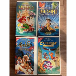 ディズニー(Disney)のウォルトディズニー　VHS  4本(その他)