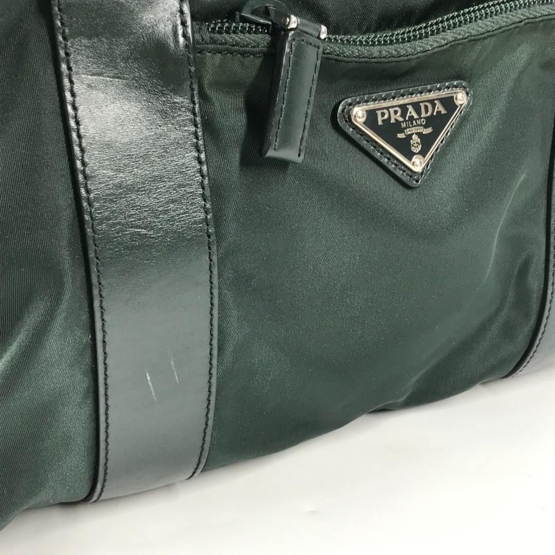 ☆開店セール☆レア品 美品 プラダ レザー×ツイード トライアングルロゴバッグ③prada_person