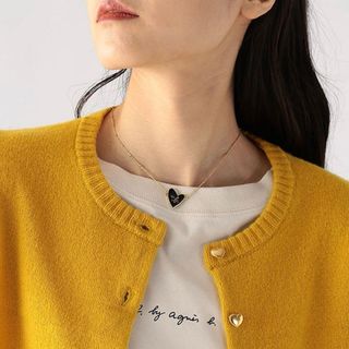 トゥービーバイアニエスベー(To b. by agnès b.)のWT80 NECKLACE カラーハートネックレス(ネックレス)