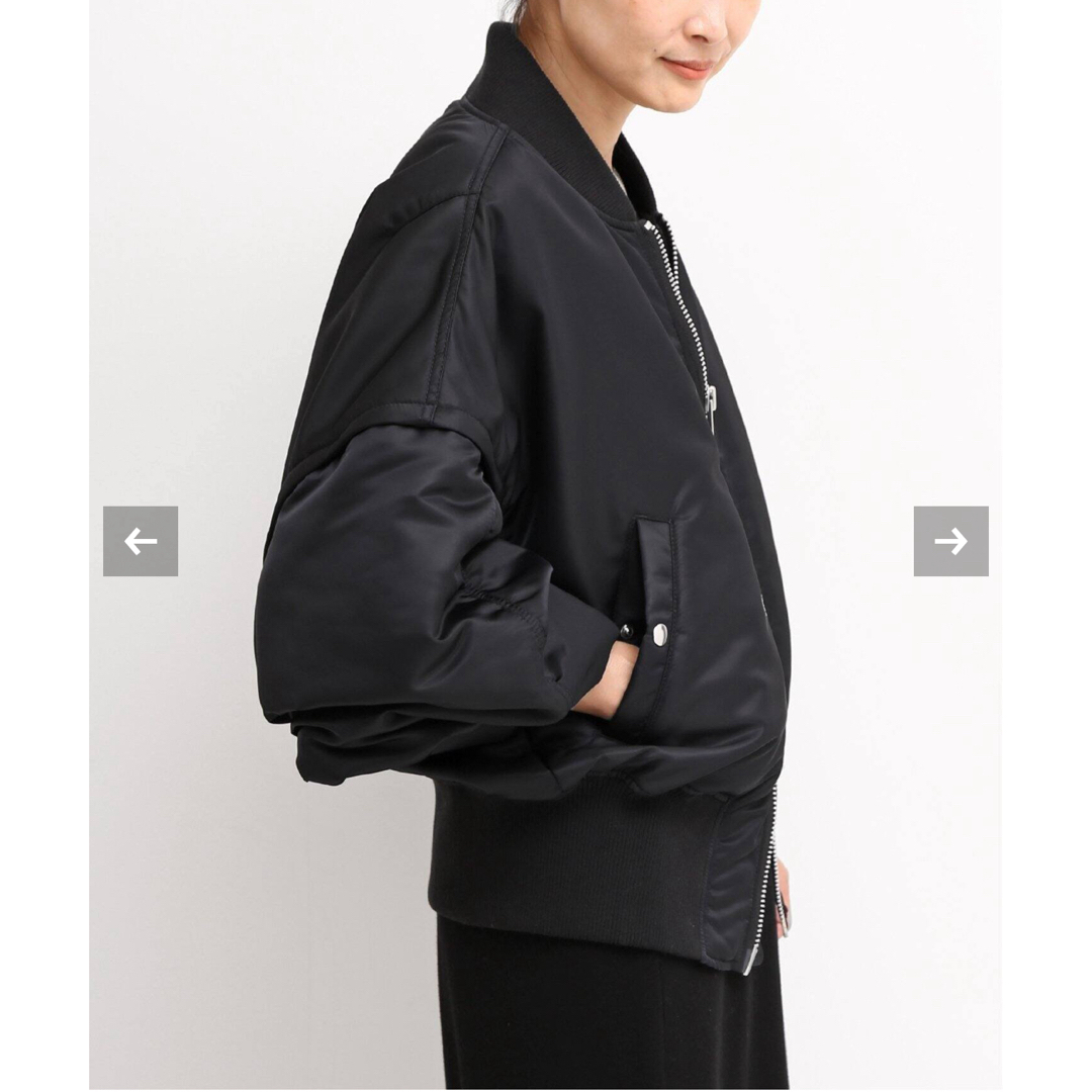 DEUXIEME CLASSE(ドゥーズィエムクラス)のDeuxiemeClasse  CALUX  SHORTBOMBERJACKET レディースのジャケット/アウター(ブルゾン)の商品写真