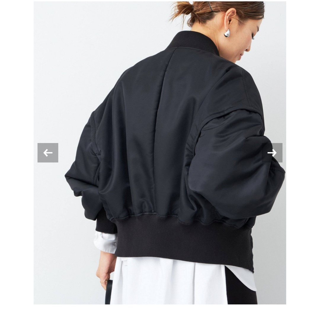 DEUXIEME CLASSE(ドゥーズィエムクラス)のDeuxiemeClasse  CALUX  SHORTBOMBERJACKET レディースのジャケット/アウター(ブルゾン)の商品写真