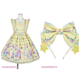 アンジェリックプリティー(Angelic Pretty)のHappy Garland JSK KC(ひざ丈ワンピース)