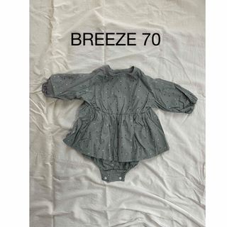 ブリーズ(BREEZE)のBREEZE ブリーズ ロンパース ドット(ロンパース)