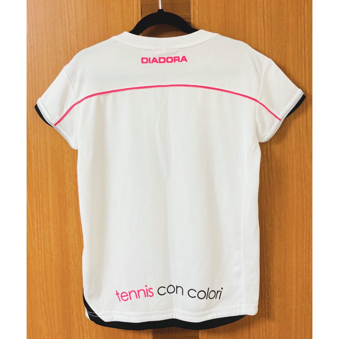 DIADORAディアドラ テニスゲームシャツ 美品 - ウェア