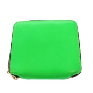 コムデギャルソン(COMME des GARCONS)のコムデギャルソン SUPER FLUO スーパー フロー 二つ折り 財布 緑 ■(折り財布)