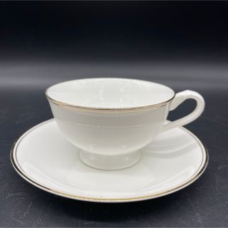 ノリタケ(Noritake)のノリタケ　ボーンチャイナ　カップ＆ソーサー　ゴールドライン(グラス/カップ)