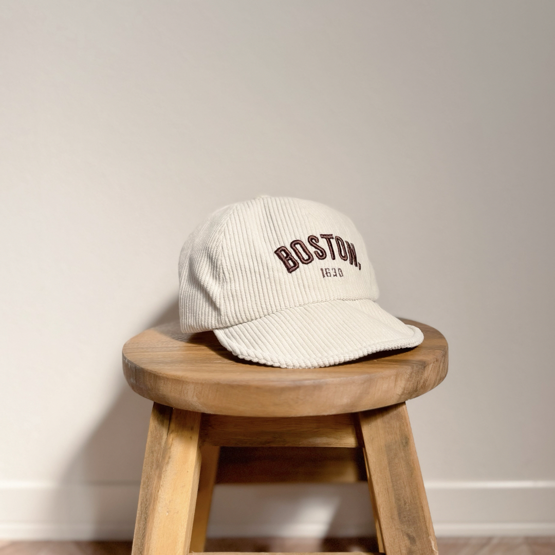 BOSTON corduroy cap ボストン コーデュロイ キャップ キッズ/ベビー/マタニティのこども用ファッション小物(帽子)の商品写真