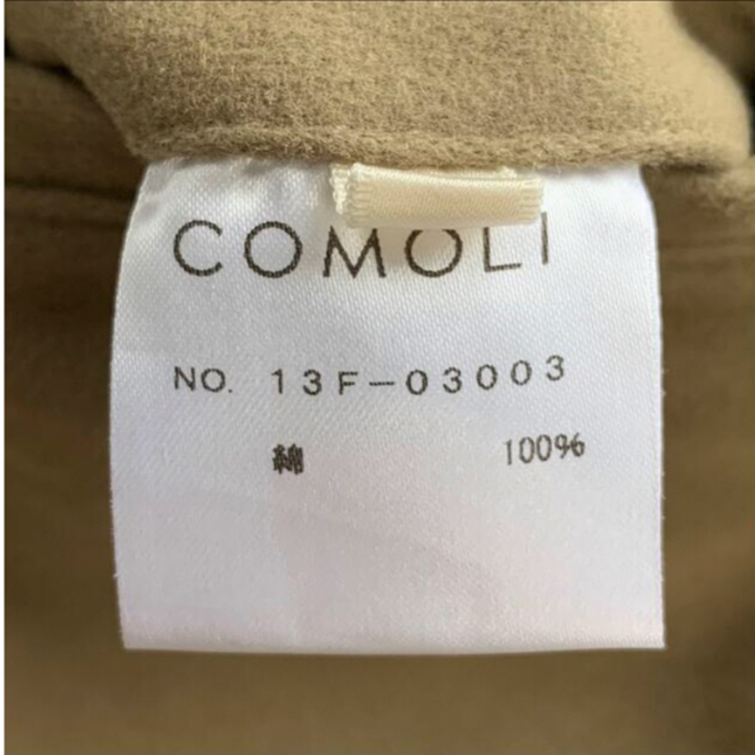 COMOLI(コモリ)のCOMOLI コモリ モールスキン ベルテッドテーパードパンツ ベージュ 2 メンズのパンツ(チノパン)の商品写真