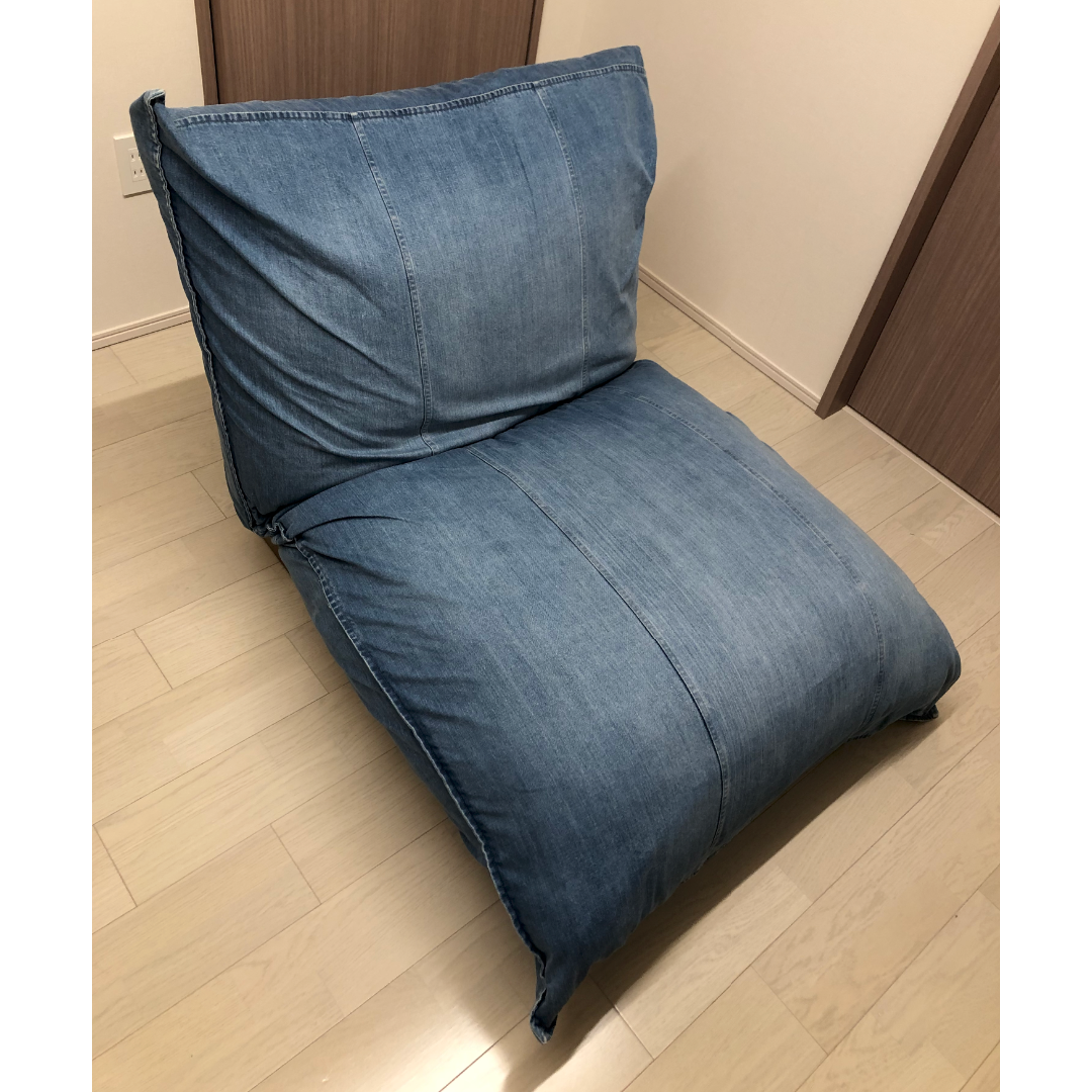 WTW(ダブルティー)のCATALINA SOFA2 DENIM STITCH + 専用LEG インテリア/住まい/日用品のソファ/ソファベッド(一人掛けソファ)の商品写真