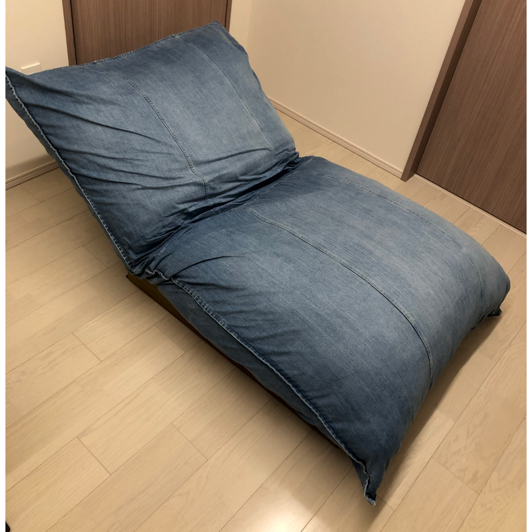 WTW(ダブルティー)のCATALINA SOFA2 DENIM STITCH + 専用LEG インテリア/住まい/日用品のソファ/ソファベッド(一人掛けソファ)の商品写真