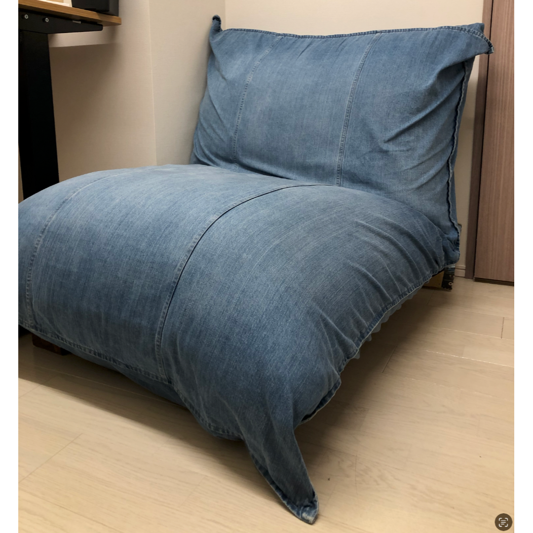 WTW(ダブルティー)のCATALINA SOFA2 DENIM STITCH + 専用LEG インテリア/住まい/日用品のソファ/ソファベッド(一人掛けソファ)の商品写真