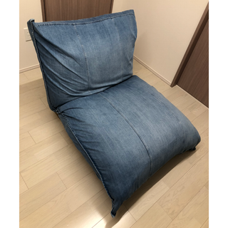 ダブルティー(WTW)のCATALINA SOFA2 DENIM STITCH + 専用LEG(一人掛けソファ)