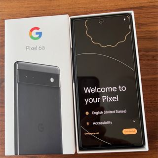 ソフトバンクGoogle Pixel 5a ブラック 本体と付属品