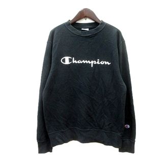 チャンピオン(Champion)のチャンピオン CHAMPION トレーナー スウェット プリント 長袖 L 黒(その他)