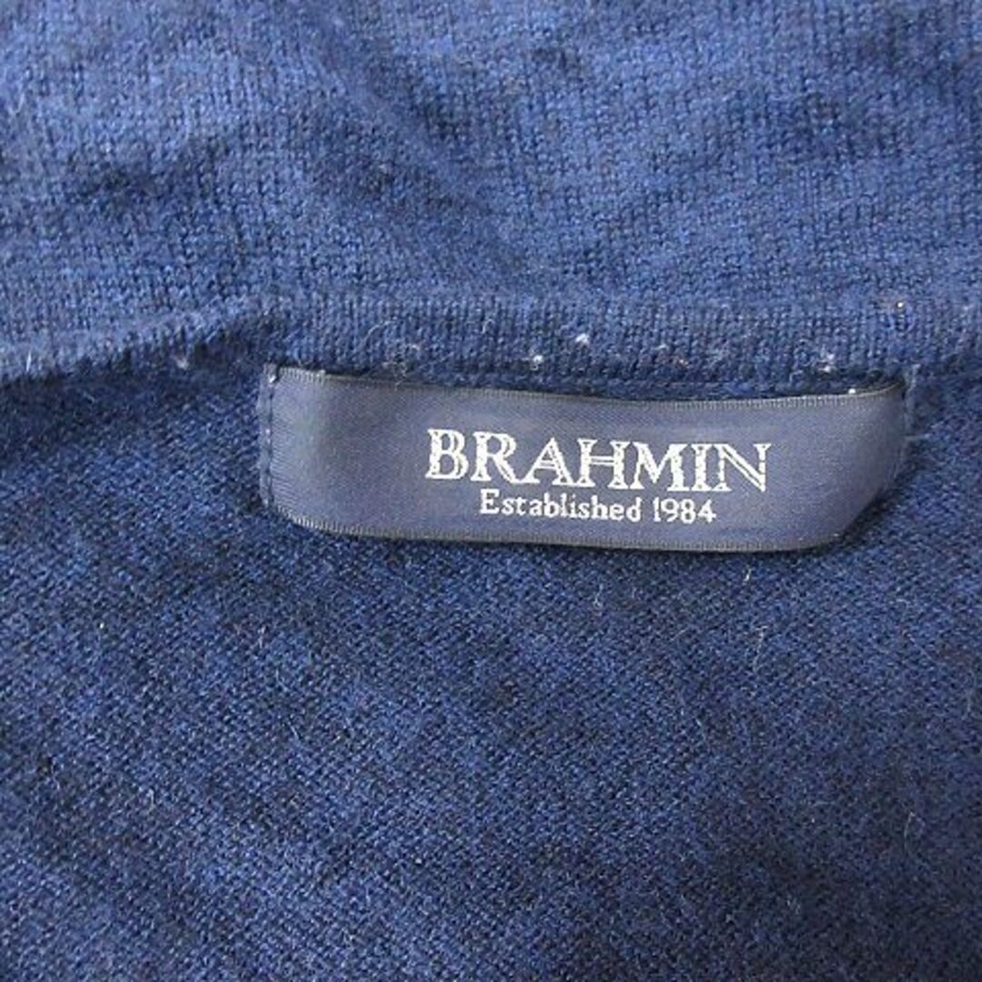 BRAHMIN(ブラーミン)のブラーミン ニットセーター Vネック ウール 長袖 38 紺 ネイビー /AU レディースのトップス(ニット/セーター)の商品写真