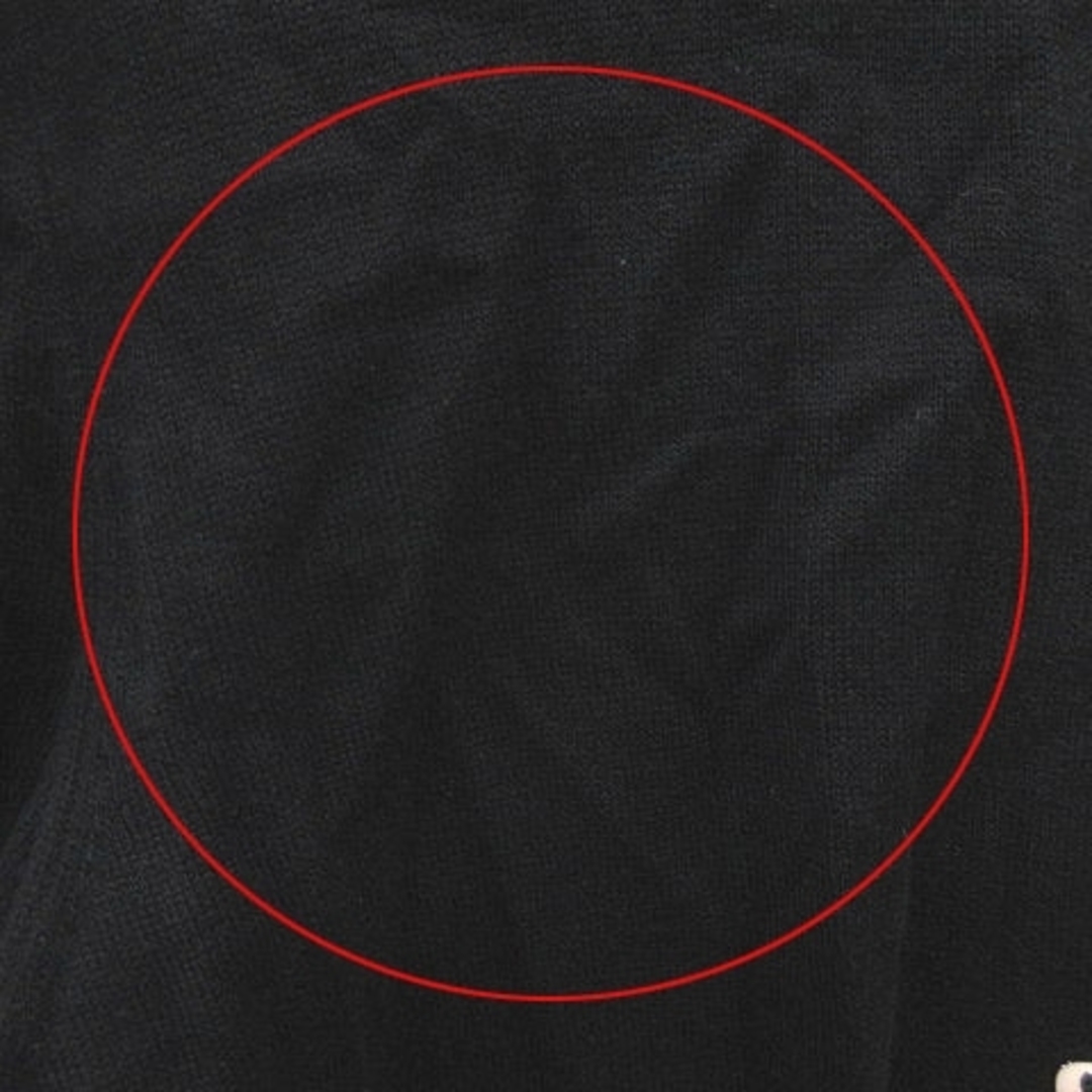 INDIVI(インディヴィ)のインディヴィ INDIVI カーディガン ニット 長袖 38 黒 ブラック レディースのトップス(カーディガン)の商品写真