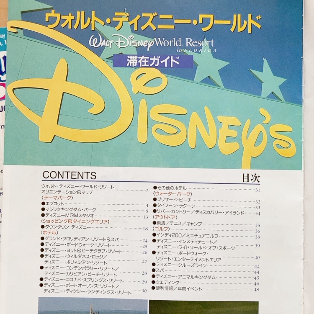 Disney(ディズニー)のウォルト・ディズニー・ワールド 滞在ガイド　マップ エンタメ/ホビーの本(地図/旅行ガイド)の商品写真