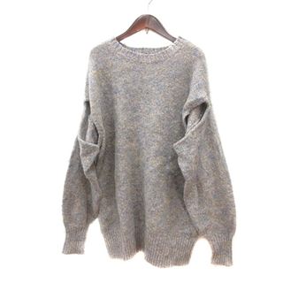 ダブルクローゼット(w closet)のダブルクローゼット ニット セーター ハイネック 長袖 F グレー(ニット/セーター)