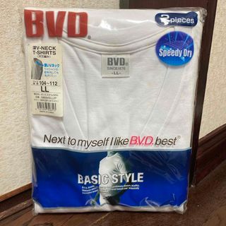 ビーブイディー(BVD)の【未開封👕】B.V.D男性肌着・半袖(LLサイズ) 2枚入り　Vネック (その他)