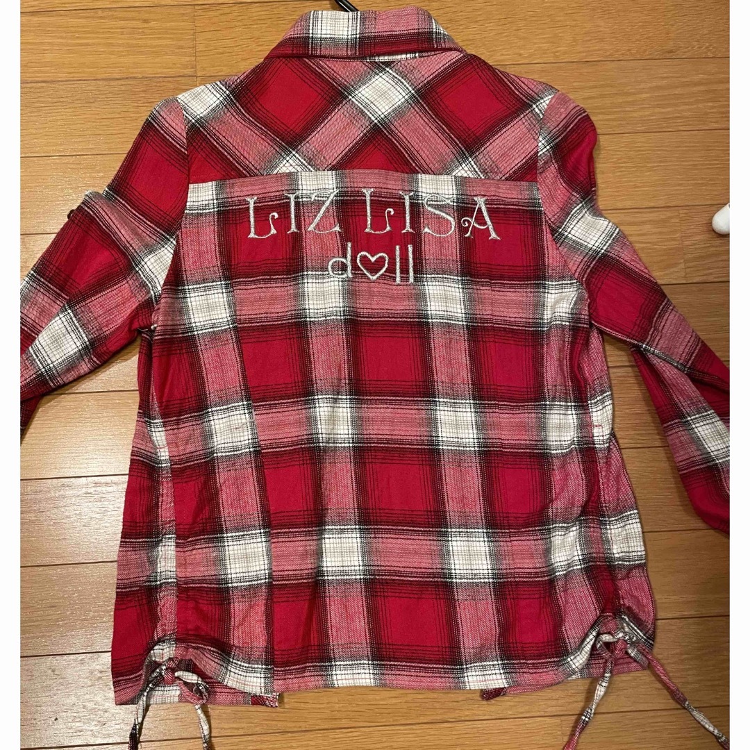 LIZ LISA doll(リズリサドール)のチェックシャツ　アウター　トップス  レディースのトップス(シャツ/ブラウス(長袖/七分))の商品写真