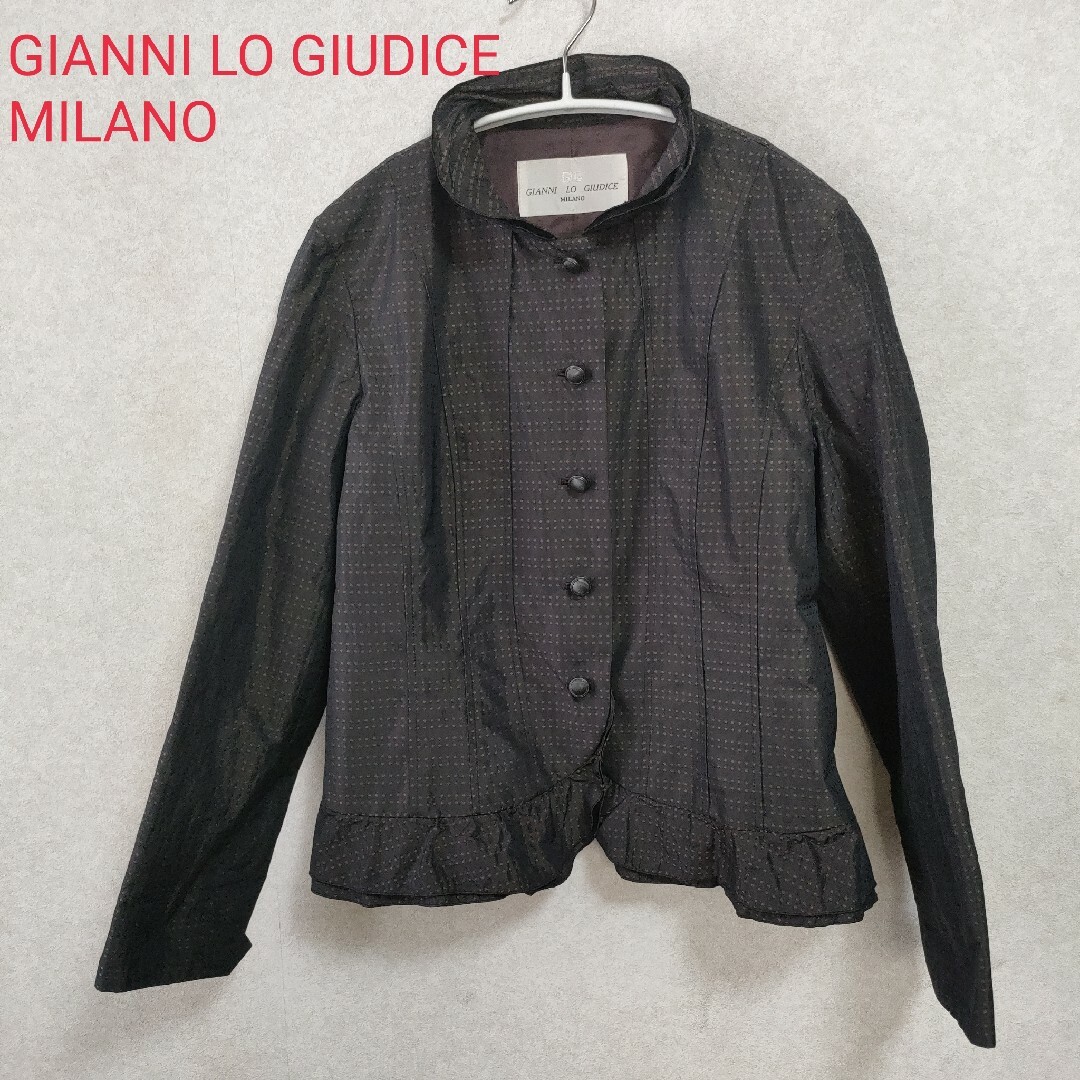 GIANNI LO GIUDICE(ジャンニロジュディチェ)のGIANNI LO GIUDICE MILANO  ジャケット　ブラウス　日本製 レディースのジャケット/アウター(テーラードジャケット)の商品写真