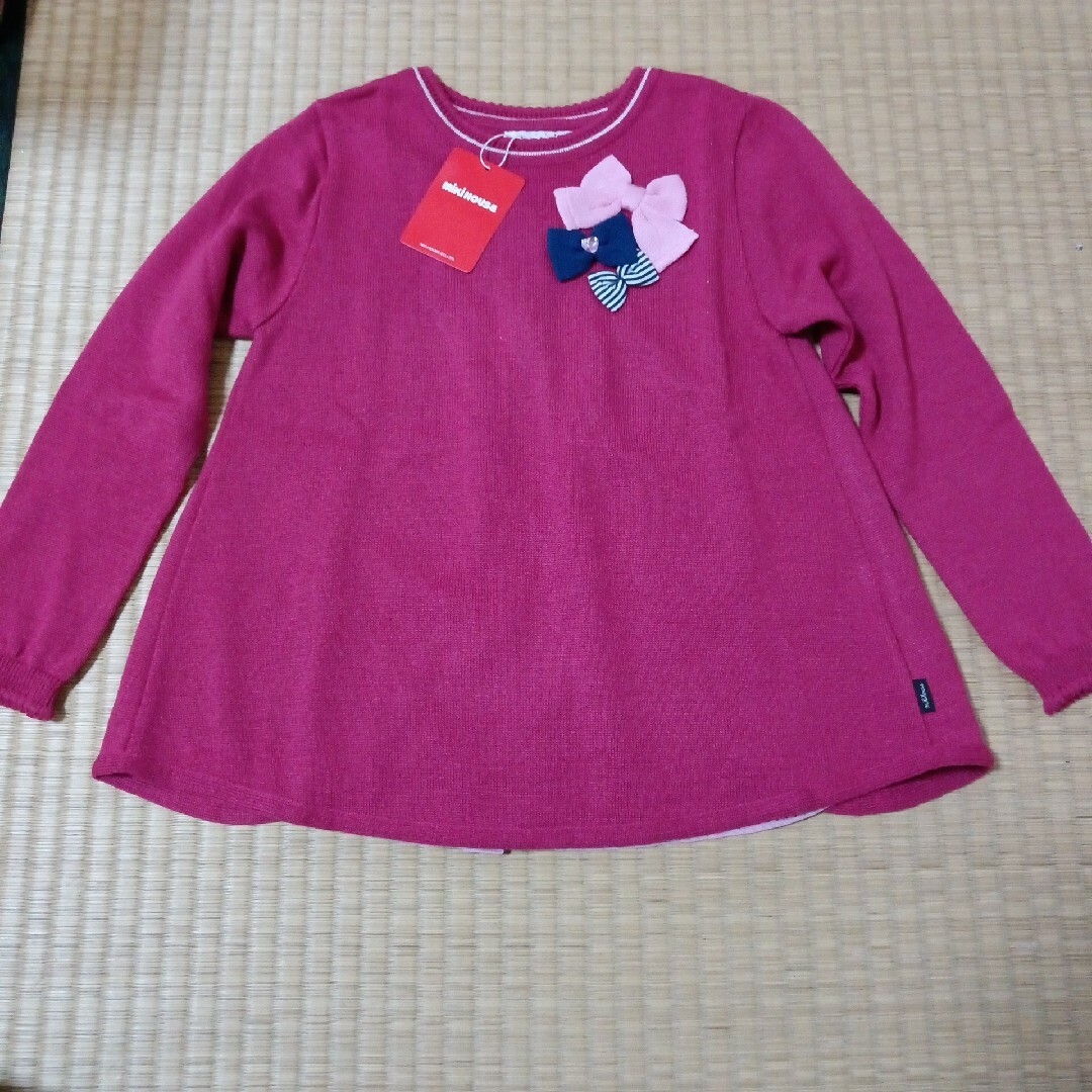 mikihouse(ミキハウス)のミキハウス　セーター　チュニック　120 キッズ/ベビー/マタニティのキッズ服女の子用(90cm~)(ニット)の商品写真