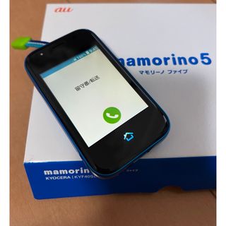 エーユー(au)のau  マモリーノ５　キッズケータイ(携帯電話本体)