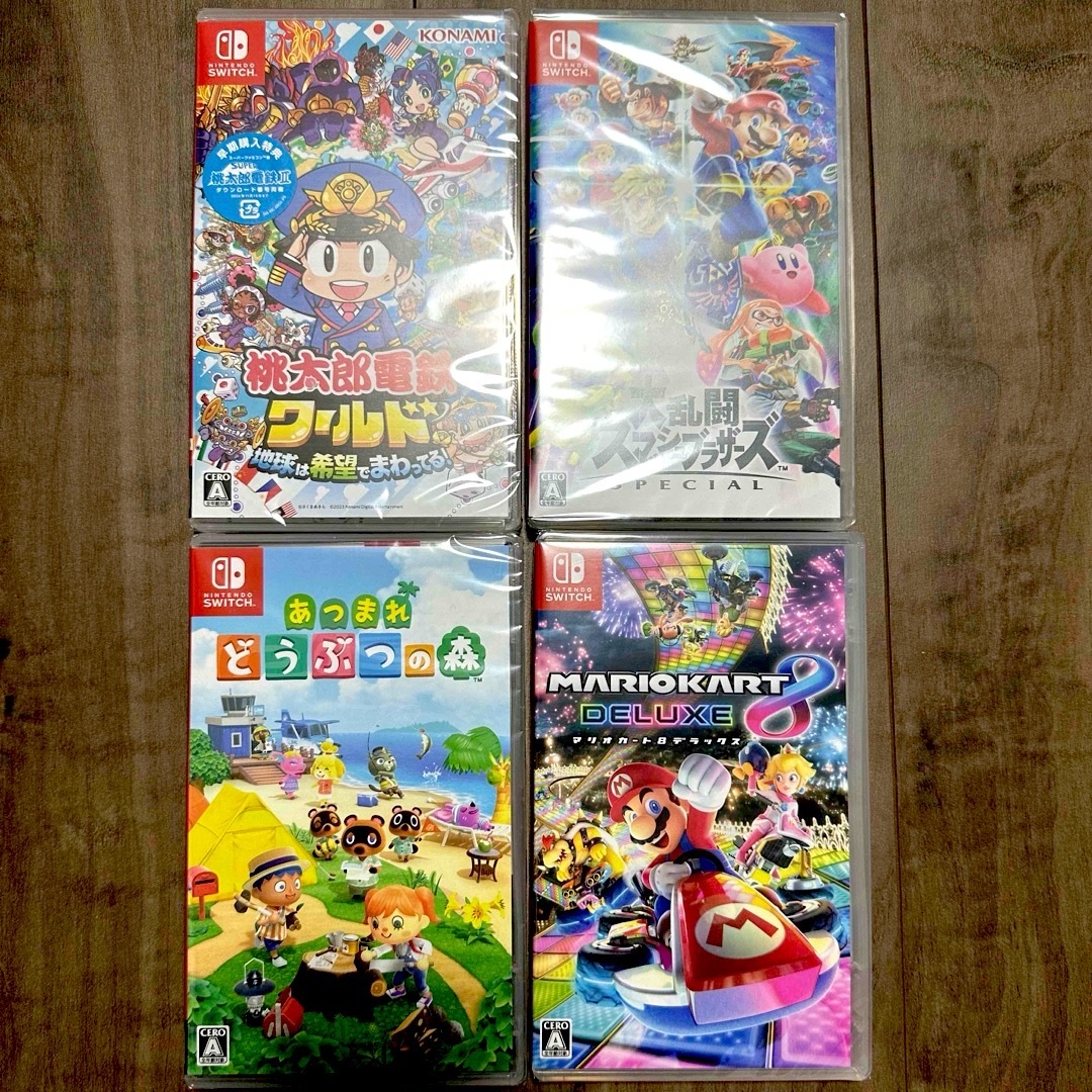 Nintendo Switch - Nintendo Switch ソフト4本 新品未開封の通販 Nintendo Switch - Nintendo Switch ソフト4本 新品未開封の通販