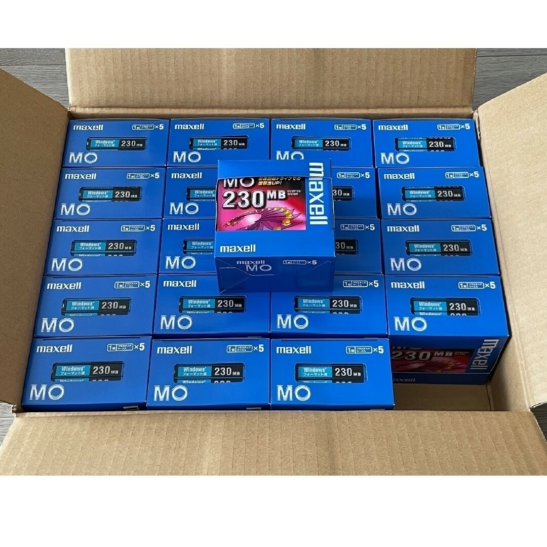 スマホ/家電/カメラマクセル　Maxell　MO　230MB　100枚×２箱