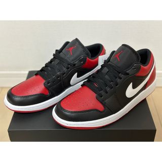 ナイキ(NIKE)のNike エアジョーダン1  Low Bred  新品 28cm(スニーカー)