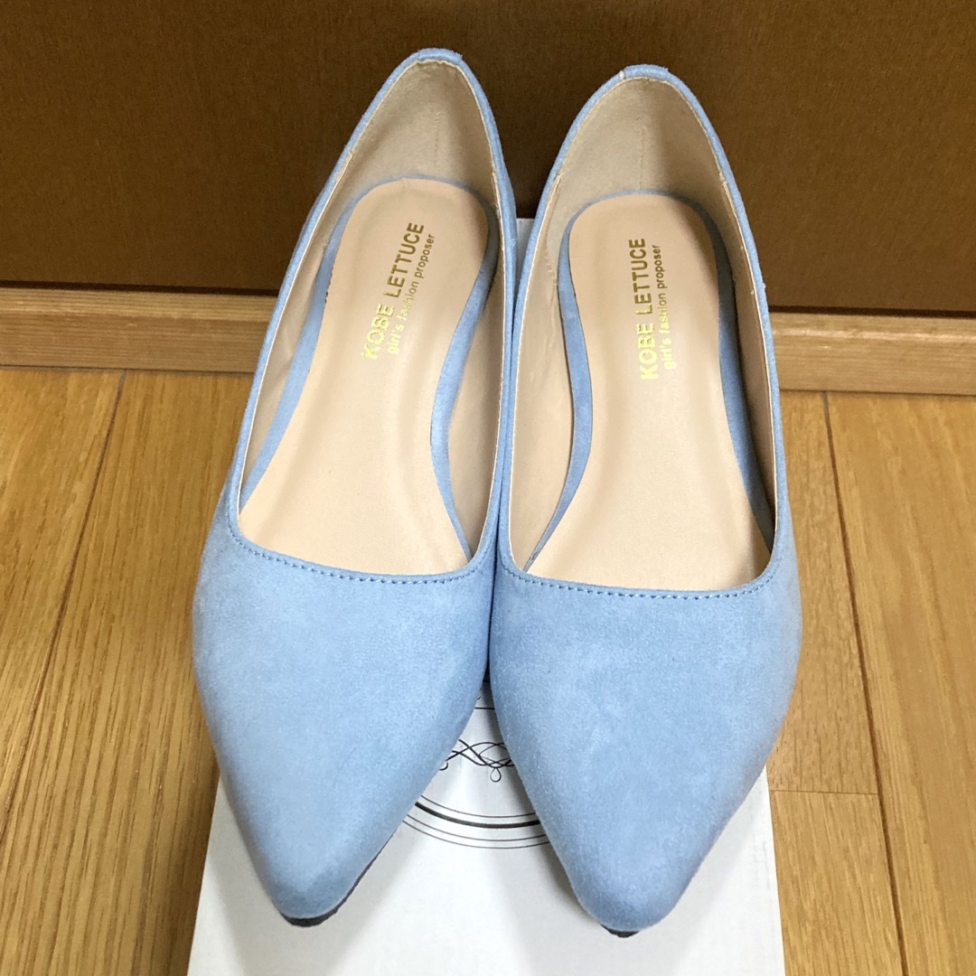 神戸レタス(コウベレタス)の神戸レタス パンプス ブルー レディース L レディースの靴/シューズ(ハイヒール/パンプス)の商品写真