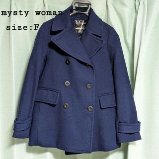 ミスティウーマン(mysty woman)のmysty wowan　Pコート★フリーサイズ(ピーコート)