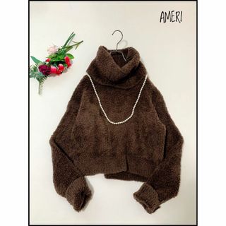 アメリヴィンテージ(Ameri VINTAGE)の【美品】AMERI/アメリ ボリュームタートルネックニット(ニット/セーター)