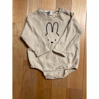 ミッフィー(miffy)のミッフィー 長袖 ロンパース  ベビー服　子供服 　90(ロンパース)