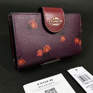 COACH コーチ カントリー フローラル 二つ折り財布 CM984 花柄 新品