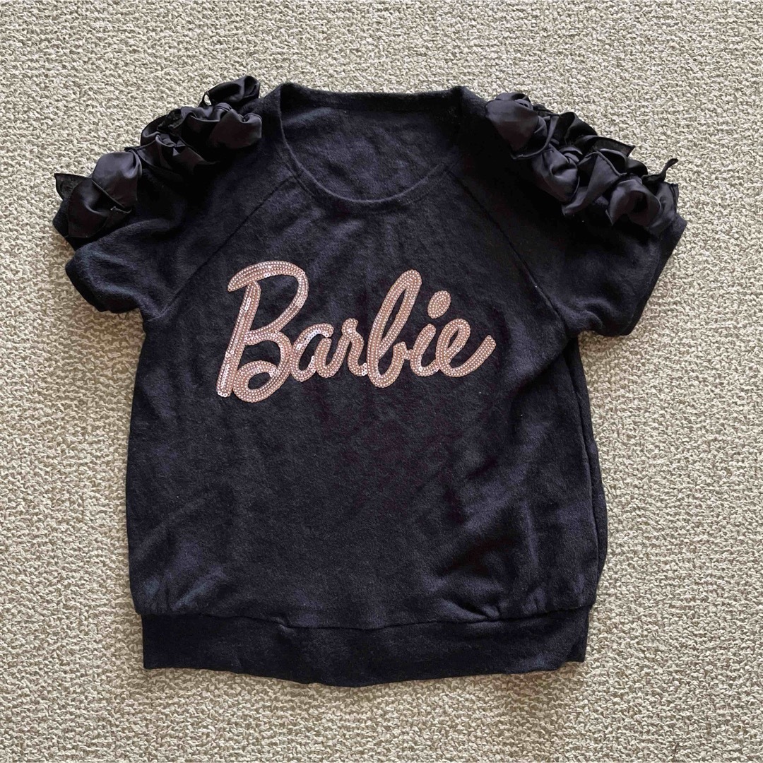 Barbie(バービー)のバービー　半袖ニット キッズ/ベビー/マタニティのキッズ服女の子用(90cm~)(Tシャツ/カットソー)の商品写真