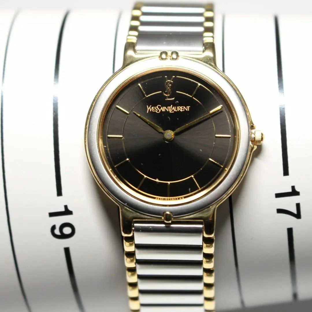 Yves Saint Laurent - イヴサンローラン メンズ クォーツ腕時計 